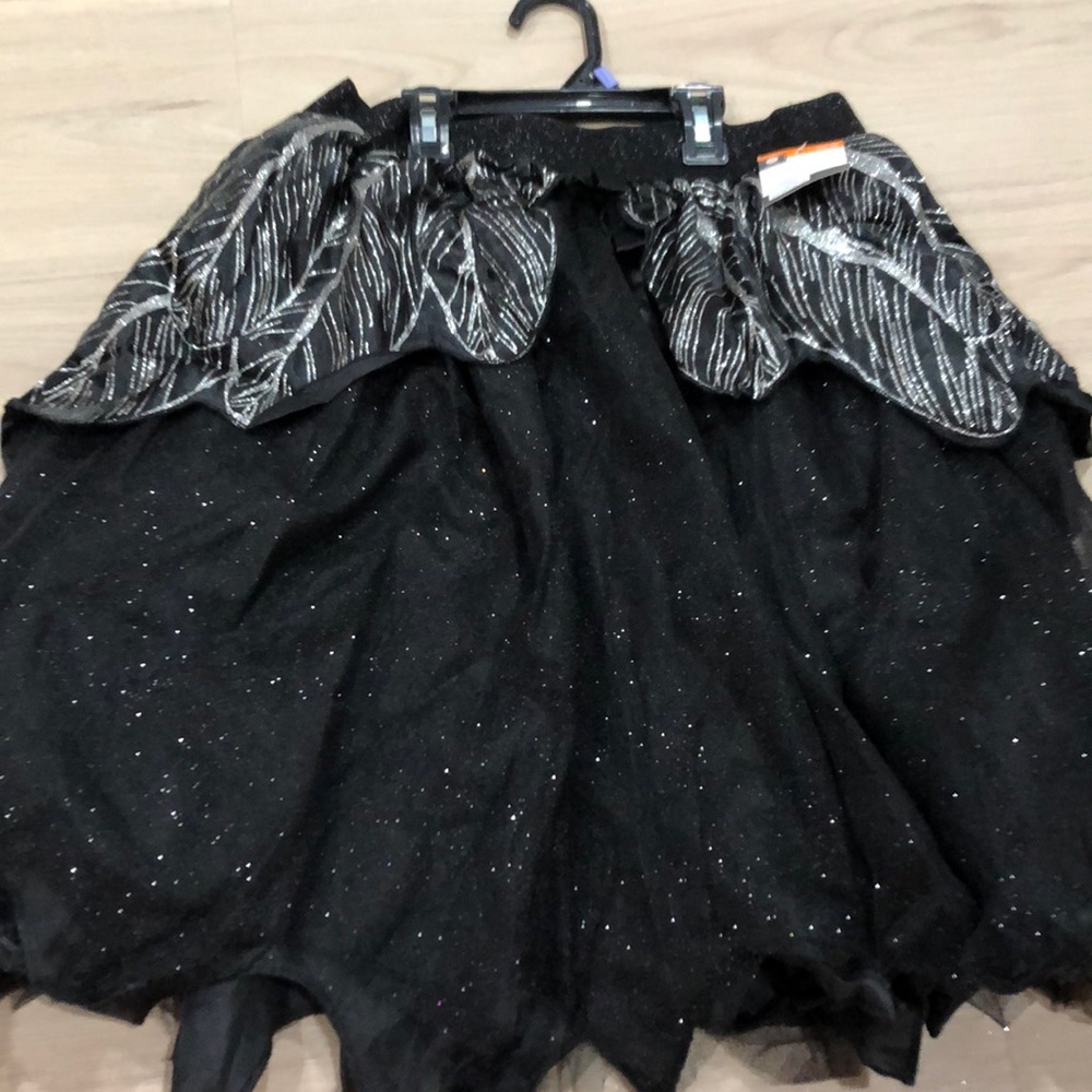 Adult Tutu, Black/Silver, Halloween costume